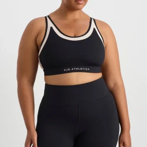 Cheap Aje ATHLETICA Mesh Racer Bra 365 Black Light Blush