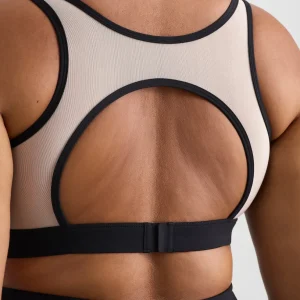 Cheap Aje ATHLETICA Mesh Racer Bra 365 Black Light Blush