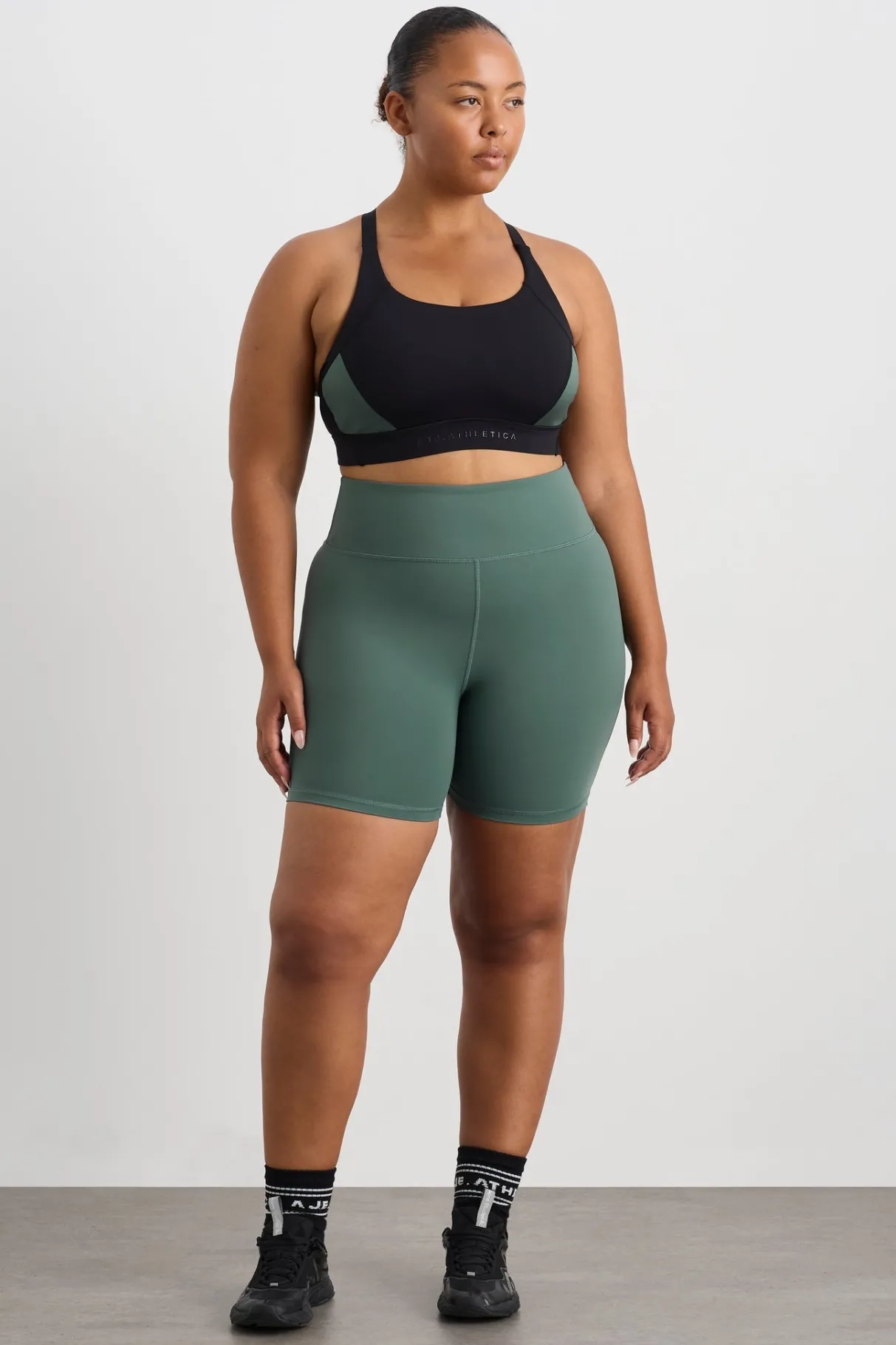 mid_bike_shorts__13.webp Best Sale Aje ATHLETICA Mid Bike Shorts 636 Moss Green