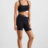 Best Sale Aje ATHLETICA Mid Cross Over Bike Shorts 607 Black/White