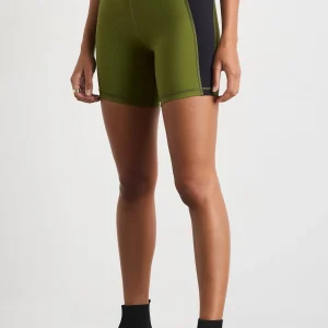 Sale Aje ATHLETICA Mid Length Bike Short 606 Evergreen Black