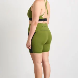 Sale Aje ATHLETICA Mid Length Bike Short 606 Evergreen Black