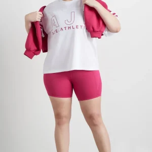 Cheap Aje ATHLETICA Mid Length Bike Short 626 Berry
