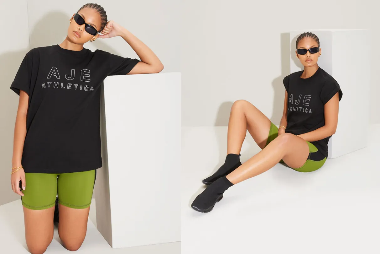 mid_length_bike_short__15.webp Sale Aje ATHLETICA Mid Length Bike Short 606 Evergreen Black