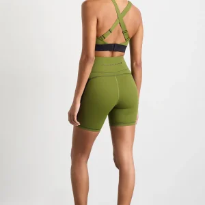 Sale Aje ATHLETICA Mid Length Bike Short 606 Evergreen Black