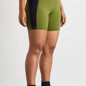 Sale Aje ATHLETICA Mid Length Bike Short 606 Evergreen Black