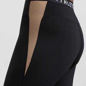 Best Aje ATHLETICA Mid Length Logo Bike Short 250 Black/Dune