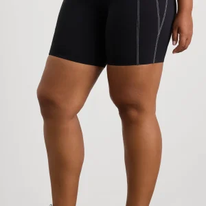 New Aje ATHLETICA Mid Length Panel Shorts 615 Black
