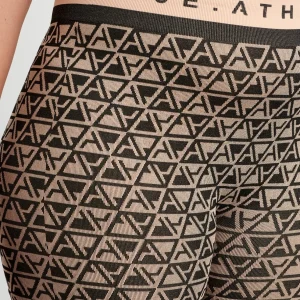 Online Aje ATHLETICA Mid Length Seamless Bike Shorts 624 Geo Print/Beige
