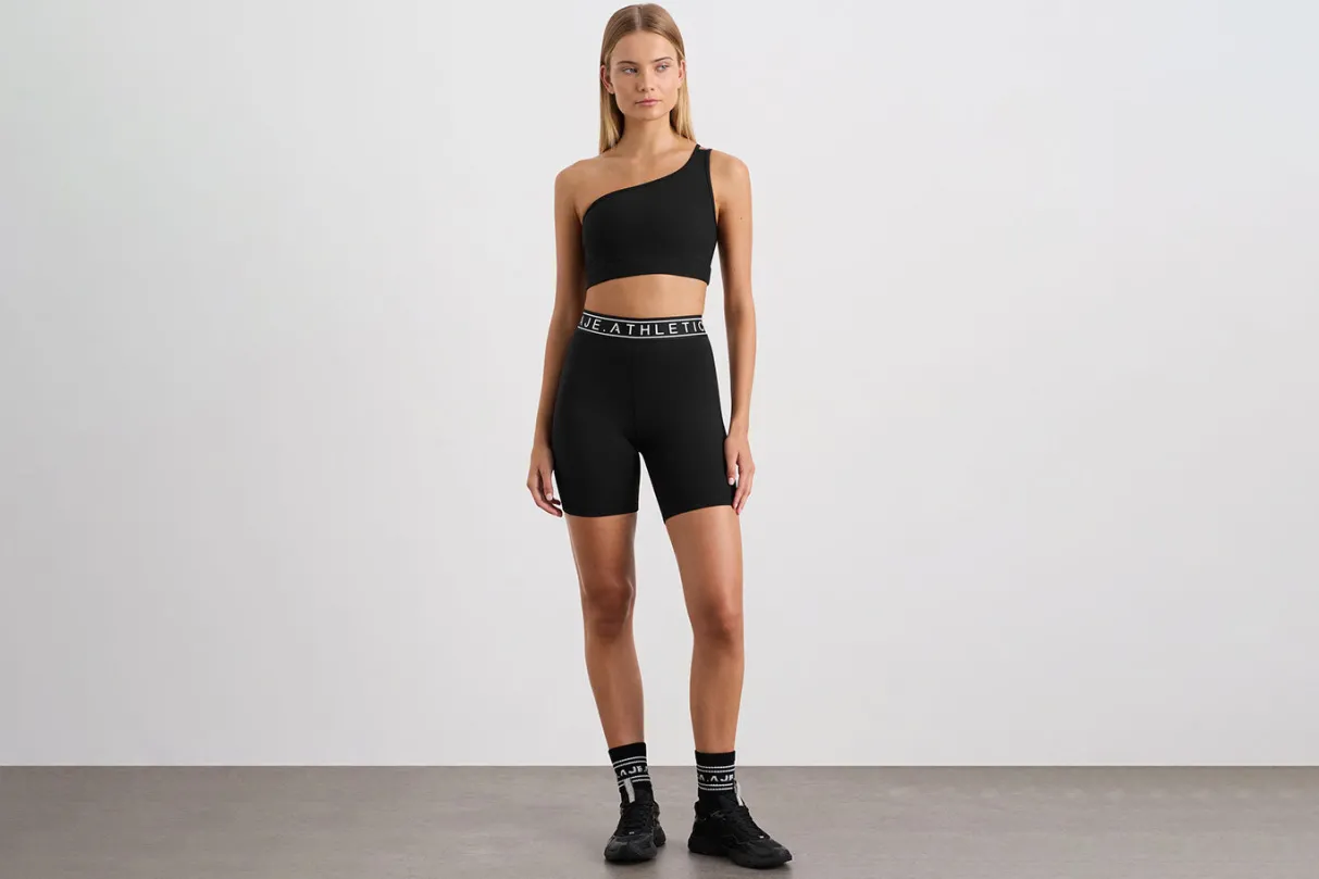 mid_logo_elastic_shorts__13.webp Flash Sale Aje ATHLETICA Mid Logo Elastic Shorts 607 Black
