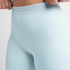 Fashion Aje ATHLETICA Mid Rise Logotape Shorts 607 Ice Blue