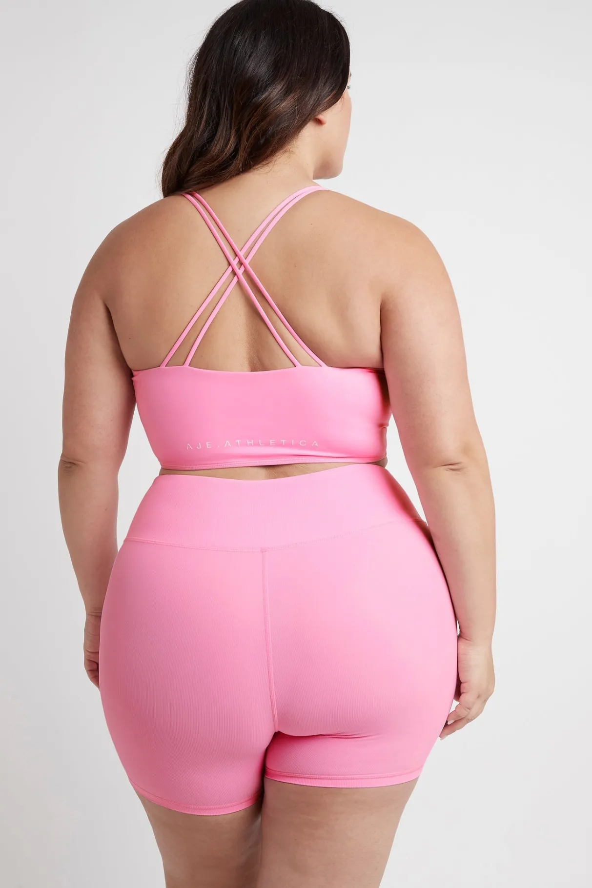 midrise_logo_bike_shorts__16.webp Outlet Aje ATHLETICA Mid-Rise Logo Bike Shorts 610 Dahlia Pink