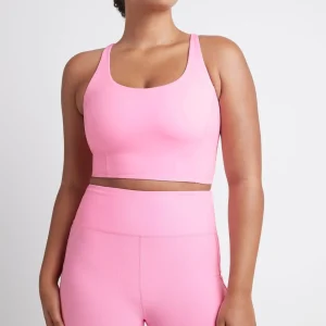 Outlet Aje ATHLETICA Mid-Rise Logo Bike Shorts 610 Dahlia Pink