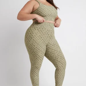 Shop Aje ATHLETICA Monogram High Rise 7/8 Legging 203 Sage/Forest Green