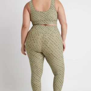 Shop Aje ATHLETICA Monogram High Rise 7/8 Legging 203 Sage/Forest Green