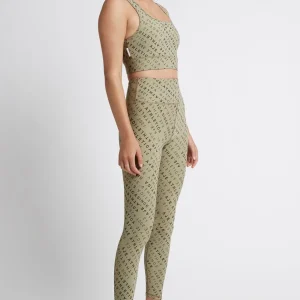 Shop Aje ATHLETICA Monogram High Rise 7/8 Legging 203 Sage/Forest Green