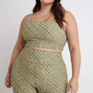 Clearance Aje ATHLETICA Monogram Sports Bra 311 Sage/Forest Green