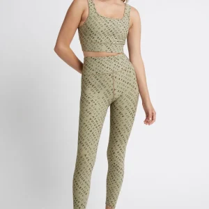 Clearance Aje ATHLETICA Monogram Sports Bra 311 Sage/Forest Green