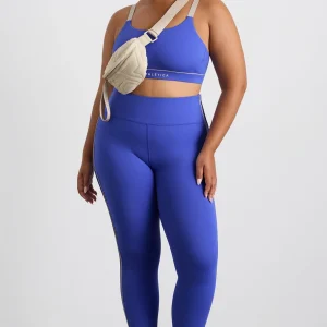 Cheap Aje ATHLETICA Notch Logo 7/8 Legging 240 Marine Blue Latte Beige