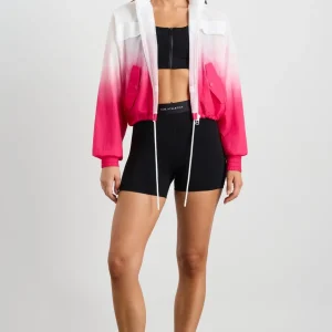 Store Aje ATHLETICA Ombre Hooded Spray Jacket 716 Ombre Pink