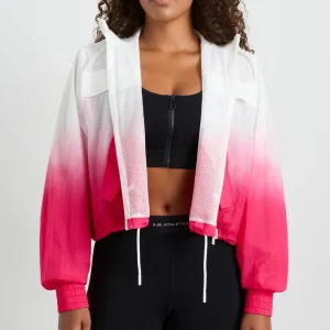Store Aje ATHLETICA Ombre Hooded Spray Jacket 716 Ombre Pink