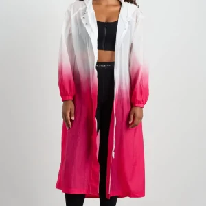 Best Sale Aje ATHLETICA Ombre Hooded Trench 783 Ombre Pink