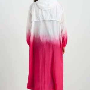 Best Sale Aje ATHLETICA Ombre Hooded Trench 783 Ombre Pink