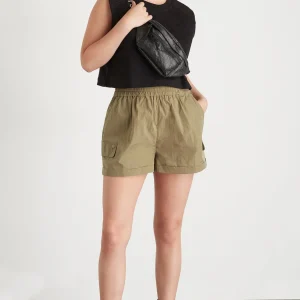 Sale Aje ATHLETICA Ottoman Crop Tank 106 Black