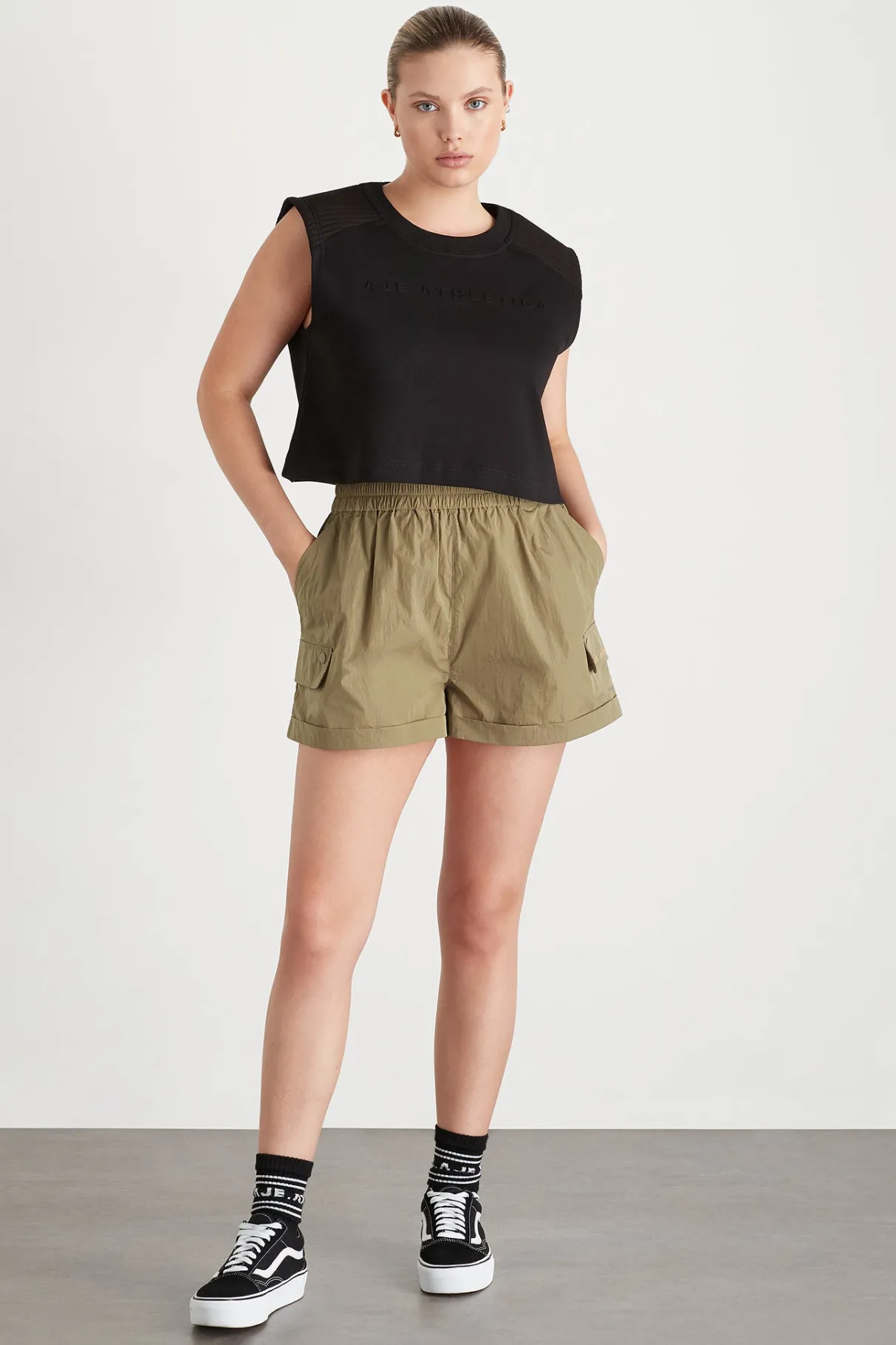 ottoman_crop_tank__7-1.webp Sale Aje ATHLETICA Ottoman Crop Tank 106 Black