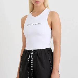 Shop Aje ATHLETICA Ottoman Rib Tank 135 White