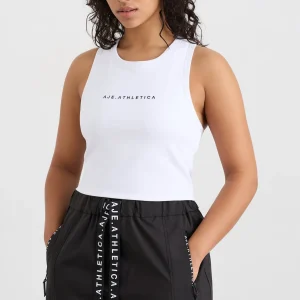 Shop Aje ATHLETICA Ottoman Rib Tank 135 White