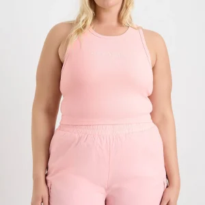 Hot Aje ATHLETICA Ottoman Rib Tank 135 Millenial Pink
