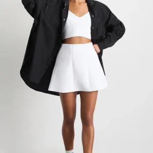 Store Aje ATHLETICA Ottoman Scuba Skirt 627 White