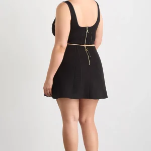 Cheap Aje ATHLETICA Ottoman Scuba Skirt 627 Black