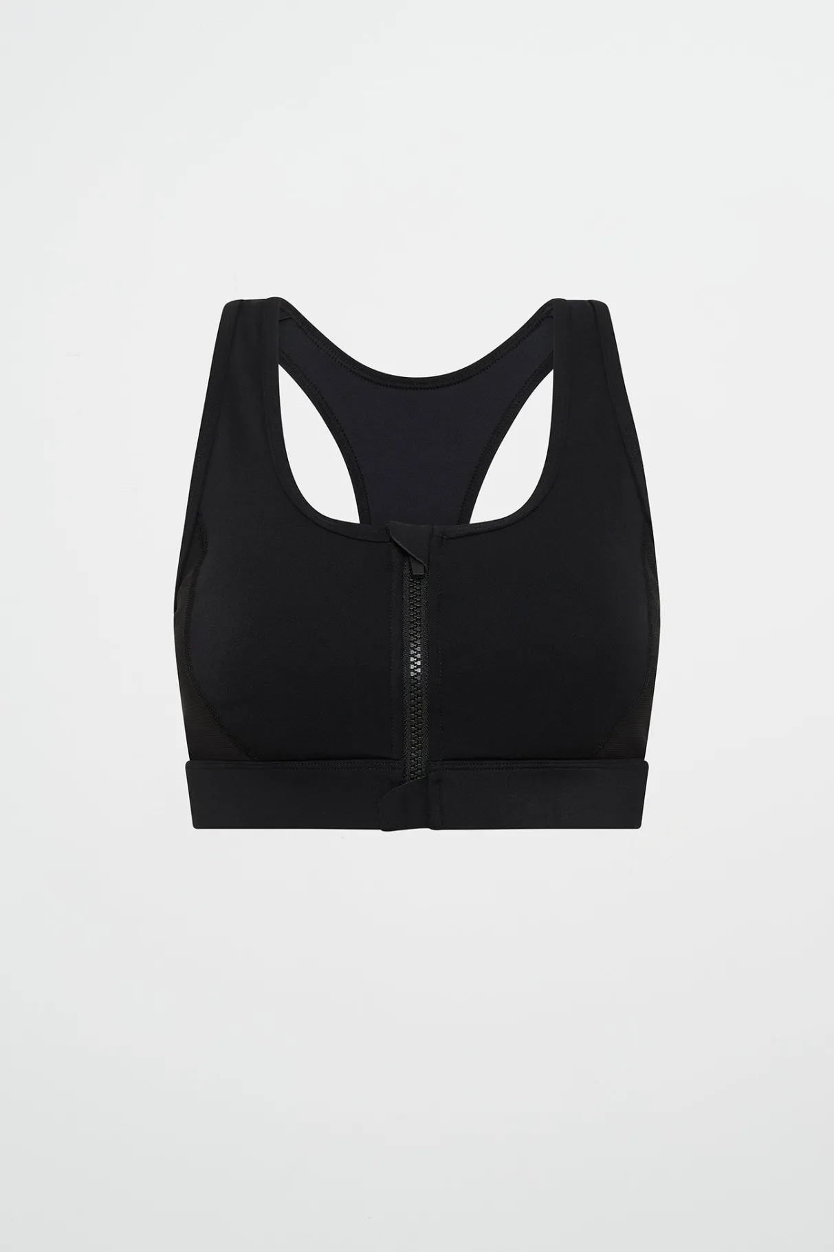 ottoman_zip_front_bra__1.webp Store Aje ATHLETICA Ottoman Zip Front Bra 329 Black