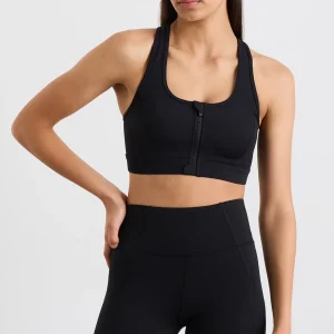 Store Aje ATHLETICA Ottoman Zip Front Bra 329 Black