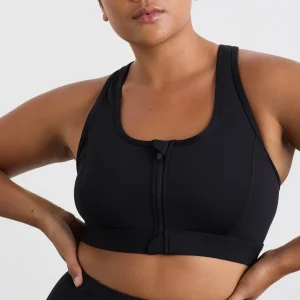 Store Aje ATHLETICA Ottoman Zip Front Bra 329 Black