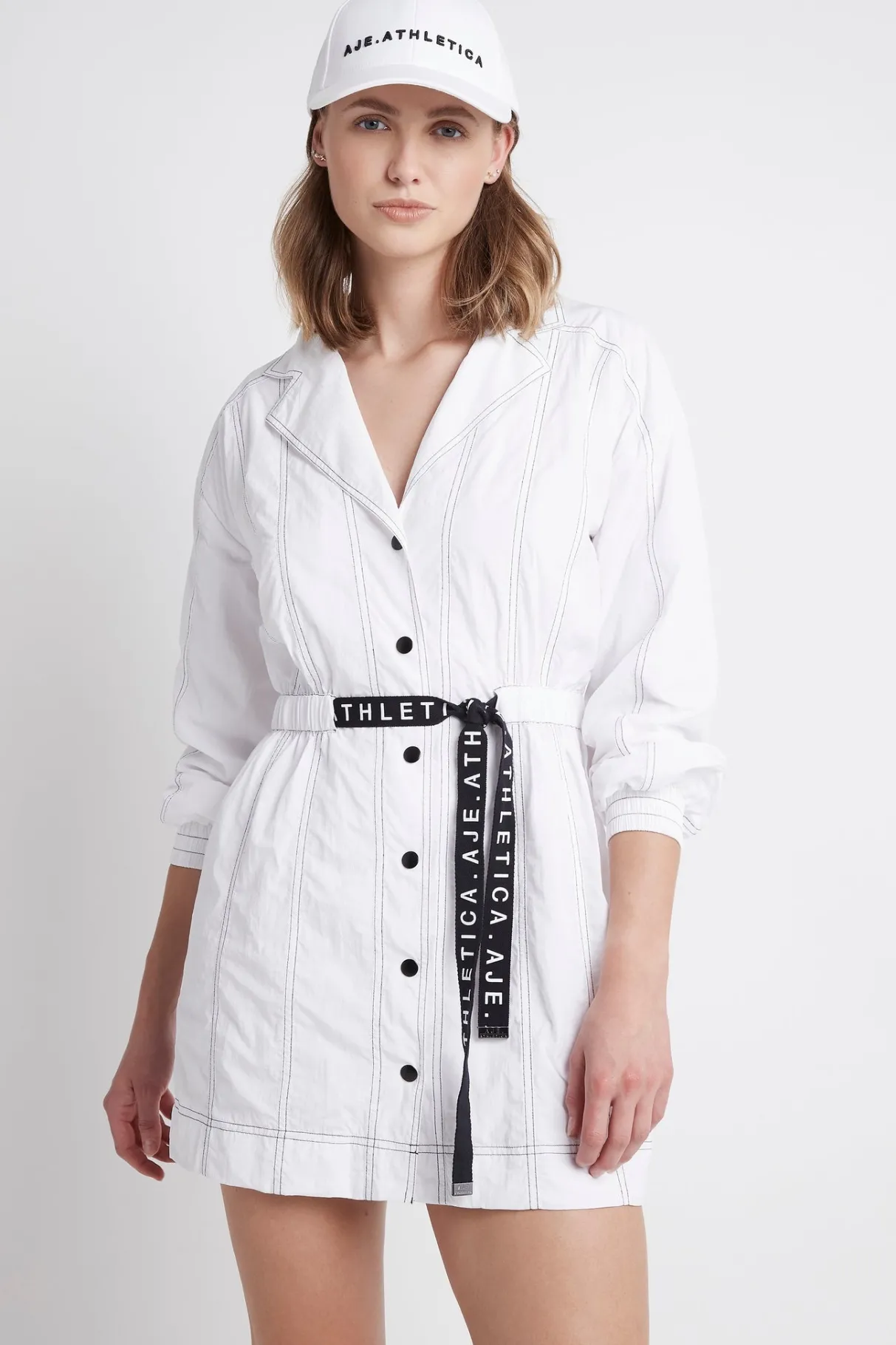 oversized_belted_mini_dress__0.webp Fashion Aje ATHLETICA Oversized Belted Mini Dress 803 White/Black