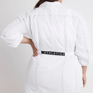Fashion Aje ATHLETICA Oversized Belted Mini Dress 803 White/Black