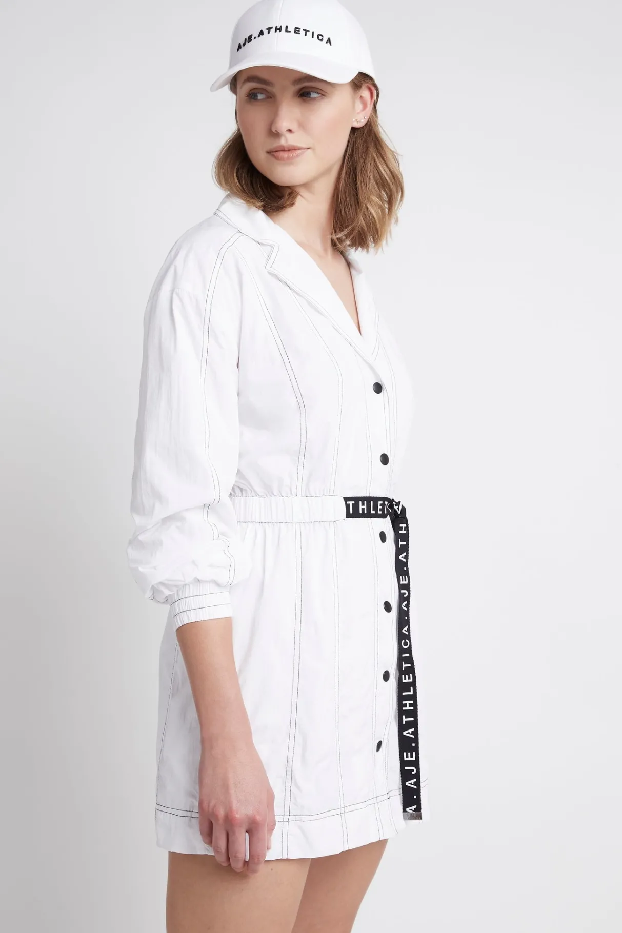 oversized_belted_mini_dress__2.webp Fashion Aje ATHLETICA Oversized Belted Mini Dress 803 White/Black