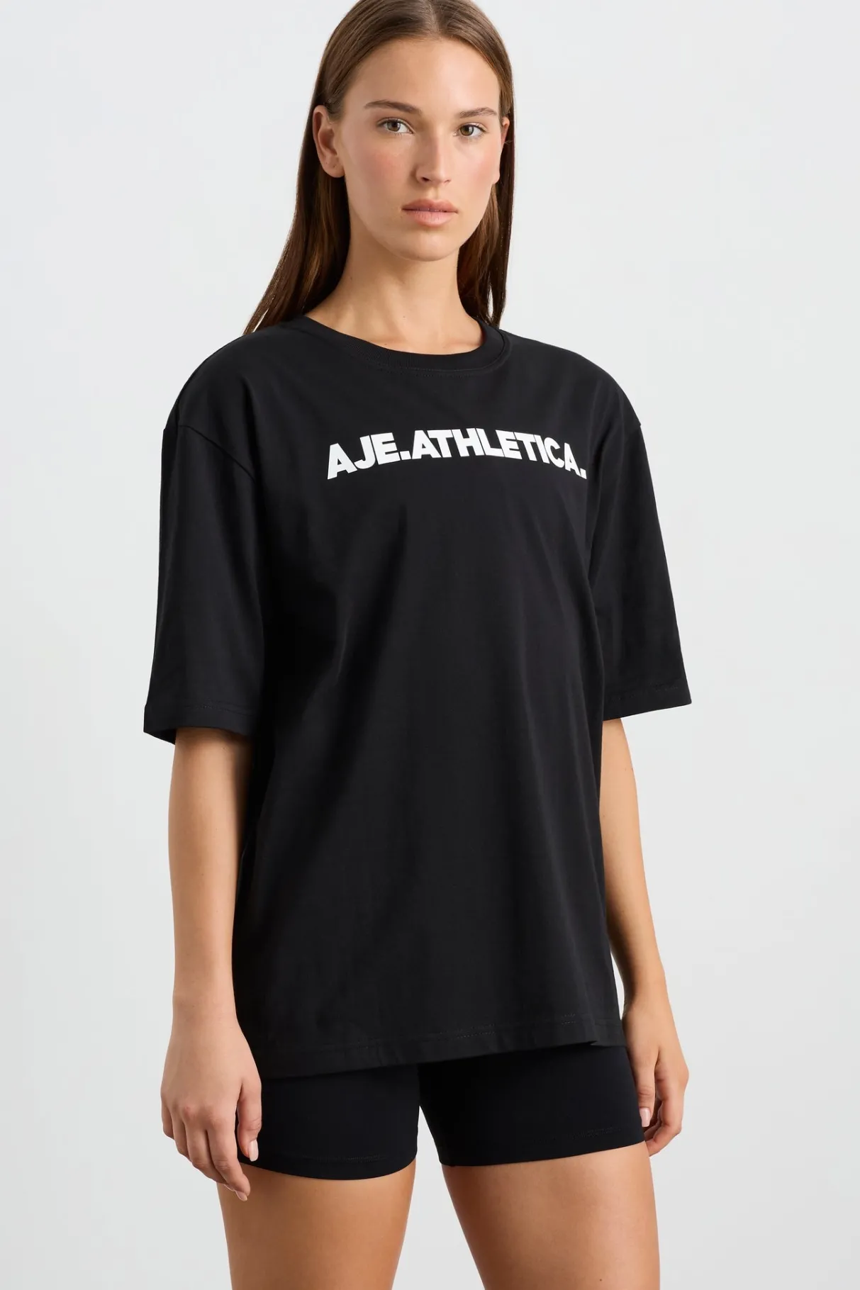 oversized_bold_logo_tee__0.webp Clearance Aje ATHLETICA Oversized Bold Logo Tee 102 Black/White