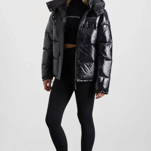 Fashion Aje ATHLETICA Oversized Puffer Jacket 763 Black