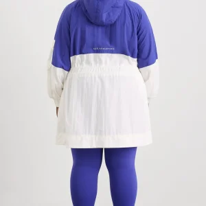 Hot Aje ATHLETICA Oversized Spray Jacket 803 Electric Blue / White