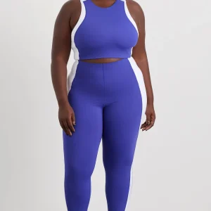 Hot Aje ATHLETICA Panel Crop Top 336 Electric Blue