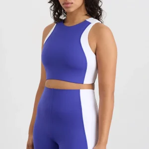Hot Aje ATHLETICA Panel Crop Top 336 Electric Blue