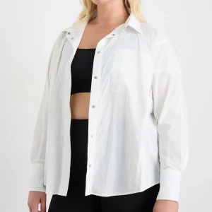 Store Aje ATHLETICA Panel Mesh Shirt 406 Coconut White
