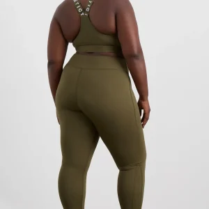 Sale Aje ATHLETICA Panelled 7/8 Legging 236 Deep Khaki