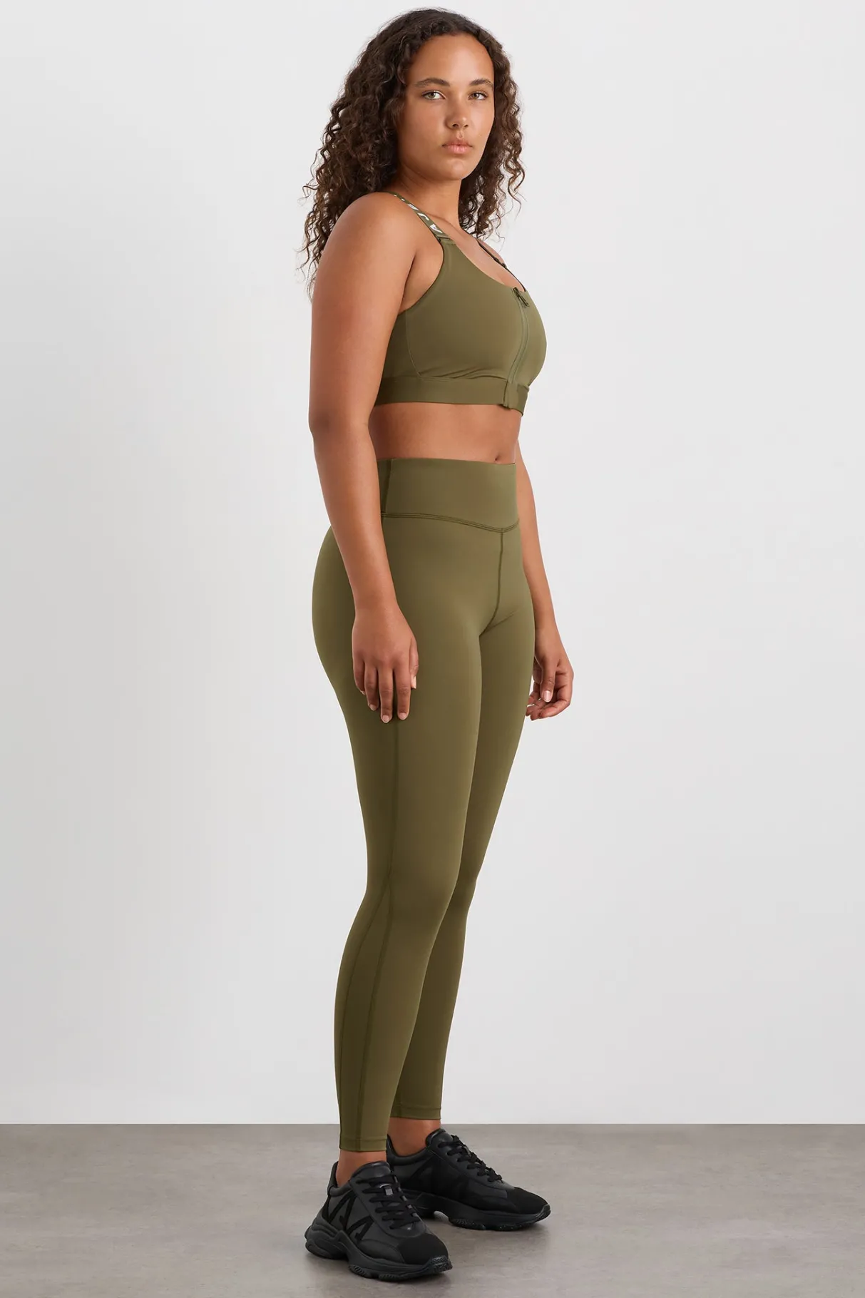 panelled__legging__4.webp Sale Aje ATHLETICA Panelled 7/8 Legging 236 Deep Khaki