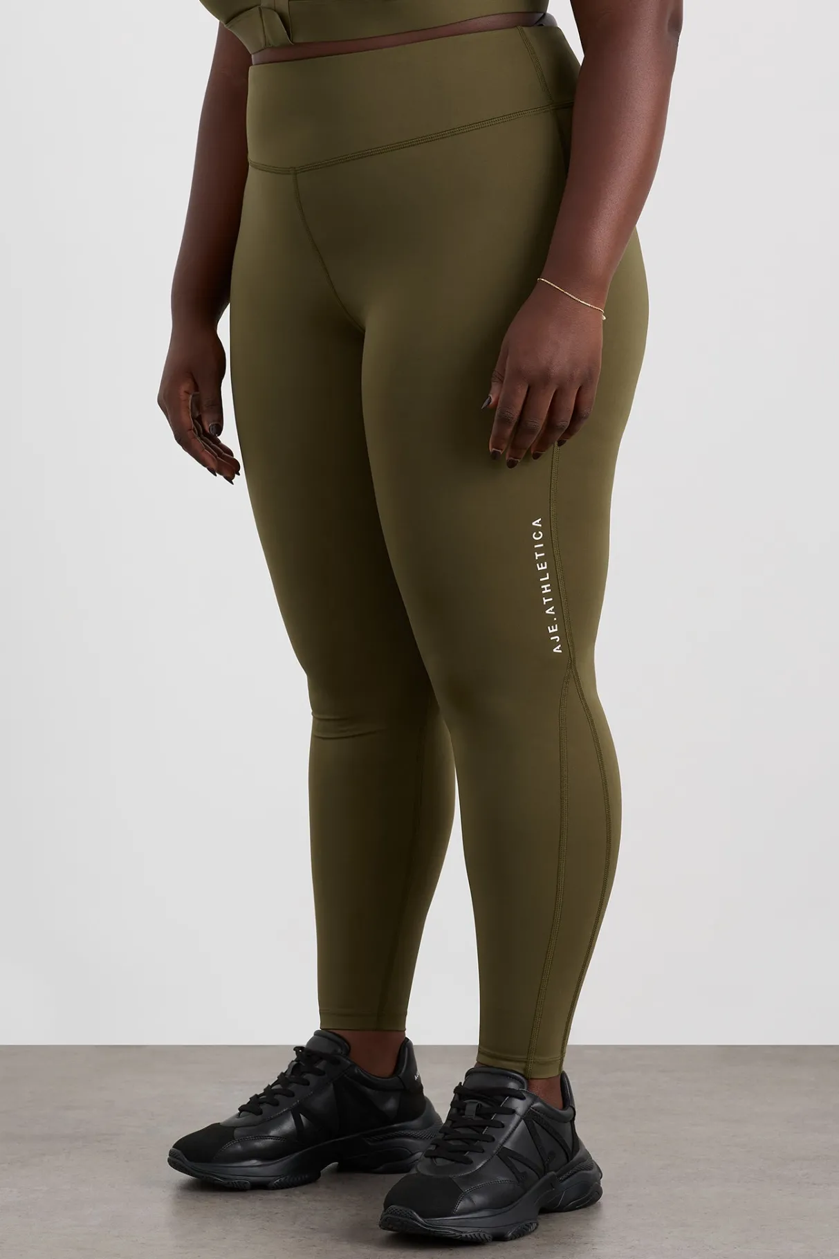 panelled__legging__9.webp Sale Aje ATHLETICA Panelled 7/8 Legging 236 Deep Khaki