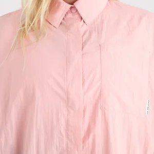 Shop Aje ATHLETICA Panelled Batwing Shirt 406 Millennial Pink